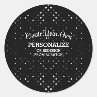 Design aus Scratch - Runder Aufkleber