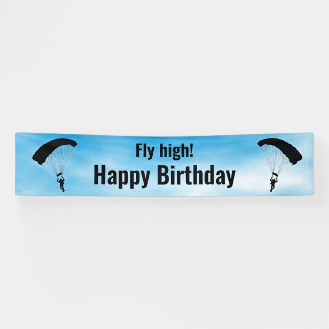 Design-Banner für Fallschirmspringen Banner (Horizontal)