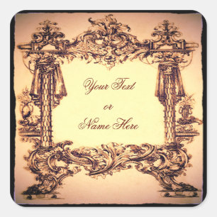 Design baroque Autocollants personnalisés