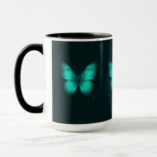 DESIGN BORBOLETAS VERDES Caneca Combo Tasse