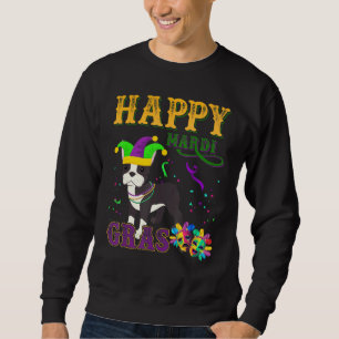 Design Boston Terrier Dog Vintag Animal Arts Mard Sweatshirt