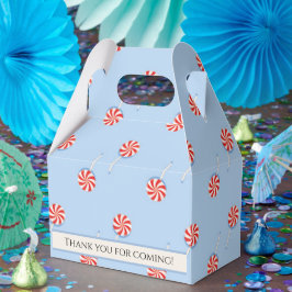 Design-Box für Red & White Lollipop Muster Geschenkschachtel