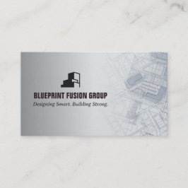 Design-Build Firms Business | Grey Minimalist Visitenkarte