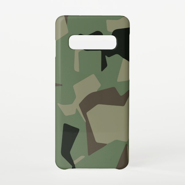 Design-Camouflage khaki Samsung Galaxy Hülle (Rückseite)
