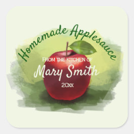 Design-Canning-Etikett Quadratischer Aufkleber