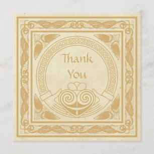 Design Celtique Avec Claddagh Mariage Merci