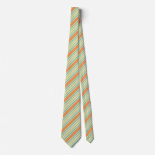 Design Cravate rayée Orange Bleu Grandes Couleurs