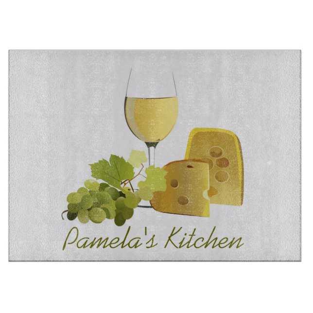 Design Cutting Board für Wein und Käse Schneidebrett (Vorderseite)