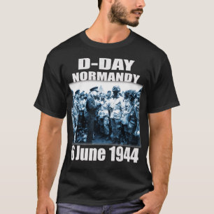 Design D-Day Normandie Landings Invasion Memorial T-Shirt