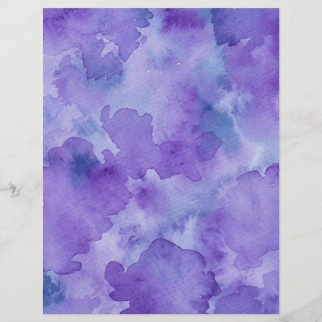Design d'aquarelle en papier (Devant)