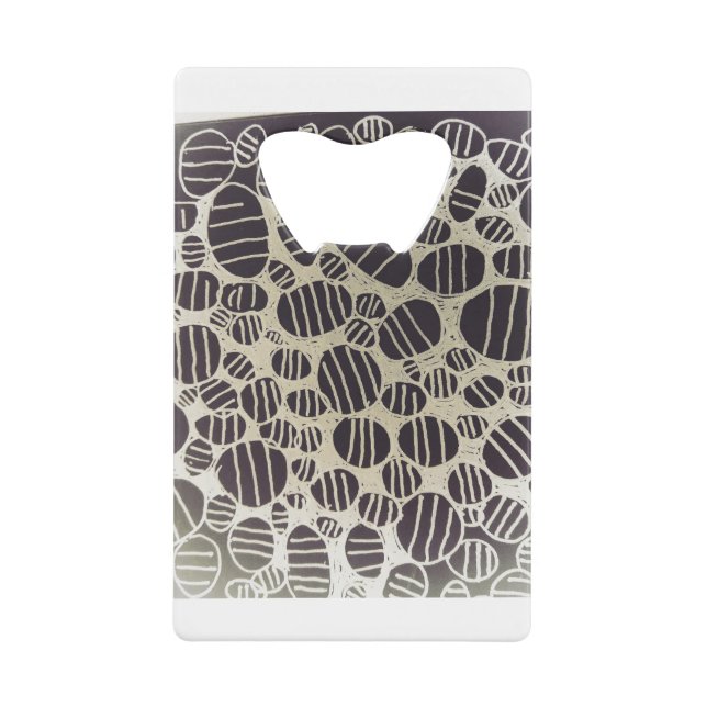 Design d'art abstrait noir et blanc (Devant)