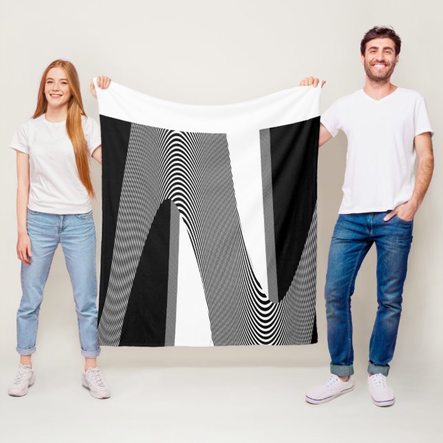 Design D'Art Op Noir Et Blanc, Couverture En Toiso (En situation)