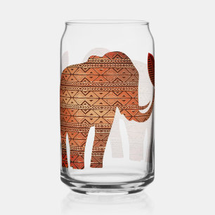Design d'art tribal des éléphants