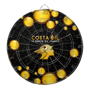 Design-Dartboard für Costa Oil Drop Dartscheibe