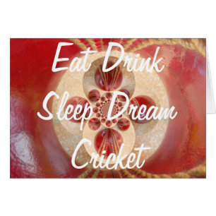 Design de boules de cricket rouge