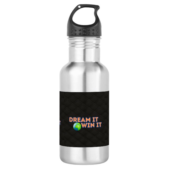Design de bouteilles d'eau branchées sur Zazzle (Devant)