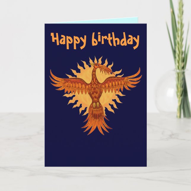 Design de carte de joyeux anniversaire de cool (Devant)