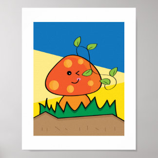 Design de champignon #3 Illustration Impression