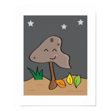 Design de champignon no 1 Illustration Impression