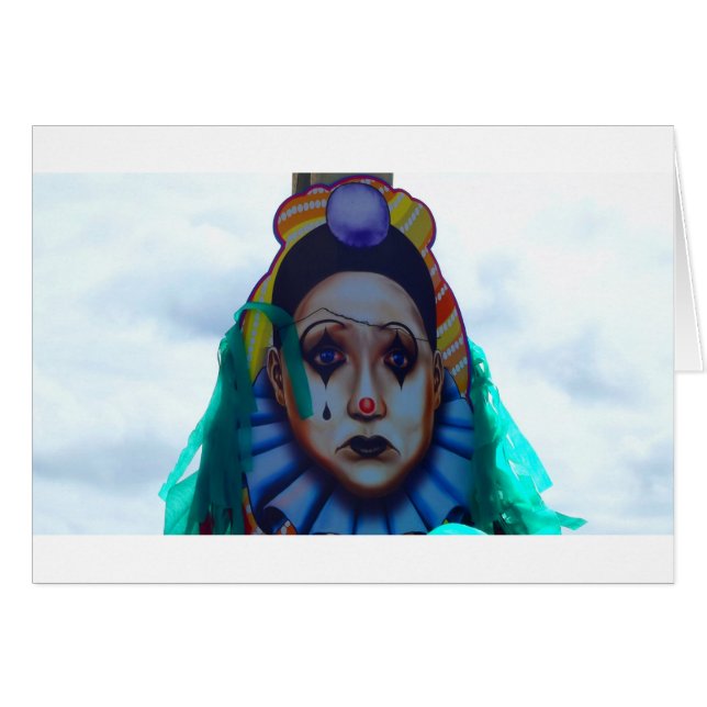 Design de clown carnavalesque (Devant horizontal)