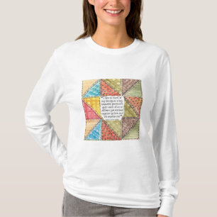 Design de courtepointe T-shirt femme