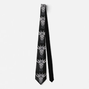 Design de cravate Monotone Giraffe