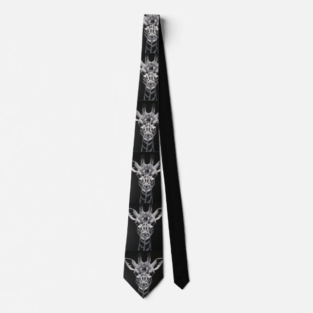 Design de cravate Monotone Giraffe (Devant)