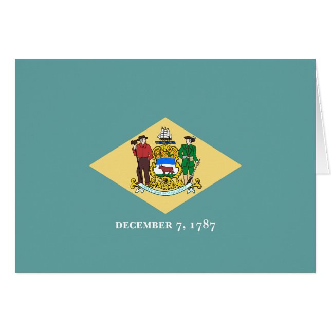 Design de drapeau d'état du Delaware (Devant horizontal)