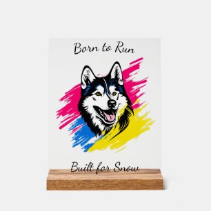 Design de Husky Pop Art personnalisable