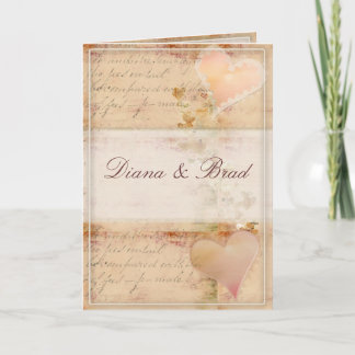 Design de mariage vintage à l'ancienne