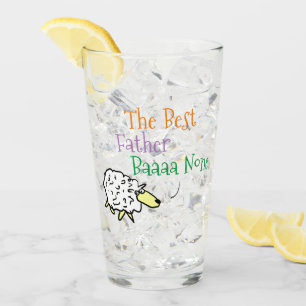 Design de mouton pour le meilleur verre Père