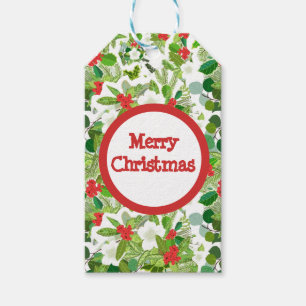 Design de Noël sur les étiquettes cadeaux