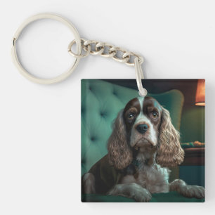 Design de portrait classique de Cocker Spaniel élé