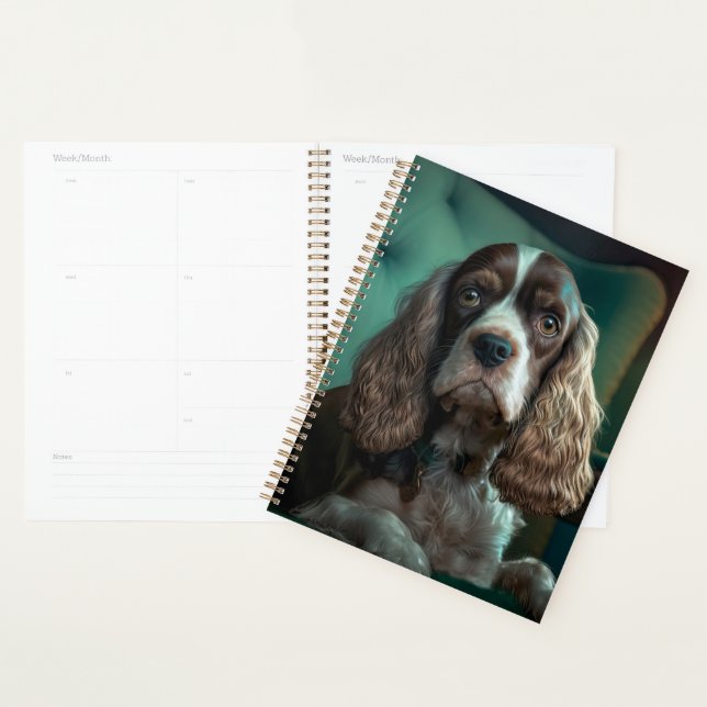 Design de portrait classique de Cocker Spaniel élé (Devant avec enveloppe)