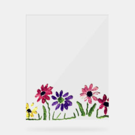 Design de style des signes acryliques