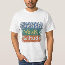 Design de t-shirt Embrace de Solitude