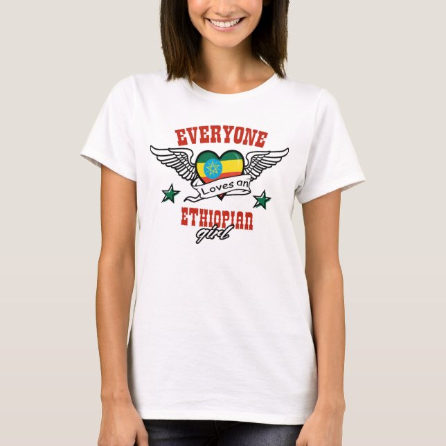 Design de t-shirt éthiopien (Devant)