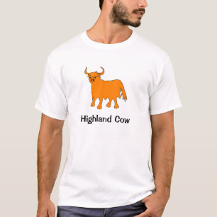 Design de t-shirt Highland Cow