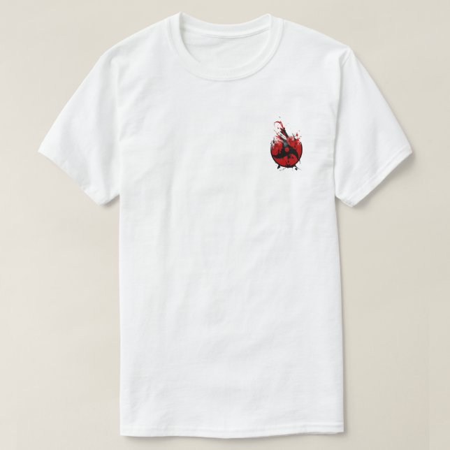 Design de T-shirt Itachi Uchiha pour hommes, (Design devant)