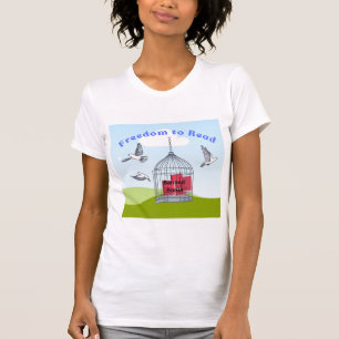 Design de t-shirt "Liberté de lecture"