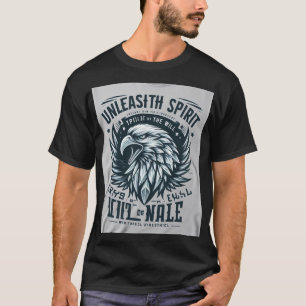 Design de T-shirt Majestic Crystal Eagle