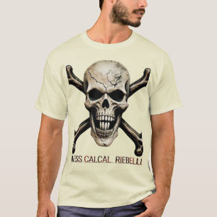 Design de t-shirt Stompe crâne : Rock the Rebellio