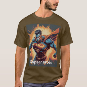 Design de T-shirt Superheroes