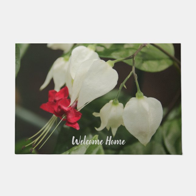 Design de tapis de portes personnalisable Rouge &  (Devant)