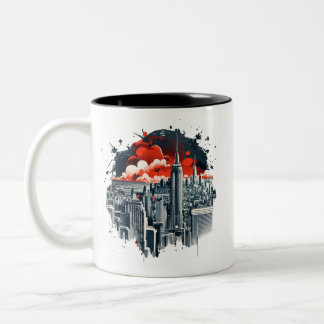 Design de tasse d'horizon moderne City