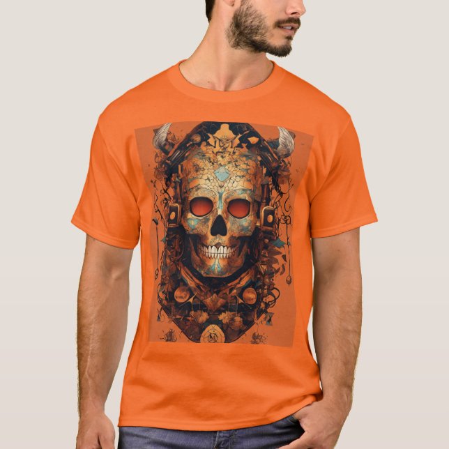Design de tatouage - T-shirt Arrière - plan couleu (Devant)