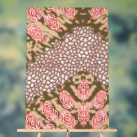 Design de tissu complexe avec motifs floraux