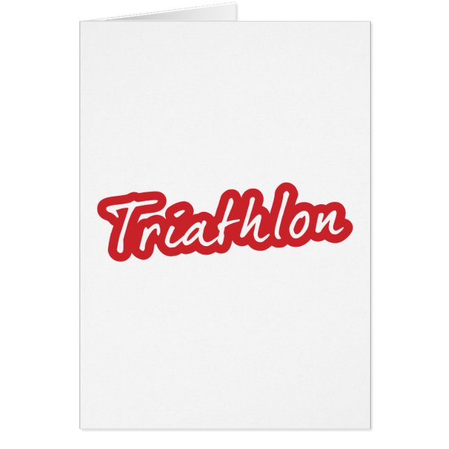 Design de triathlon cool (Devant)