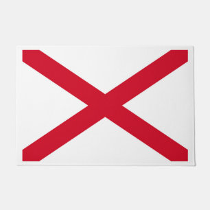 Design der Alabama-Staatsflagge Fußmatte