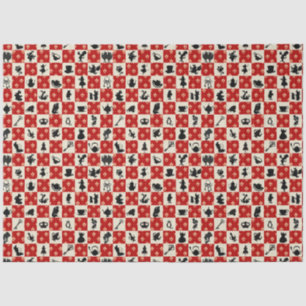 Design der Alice im Wunderland 12 Seidenpapier